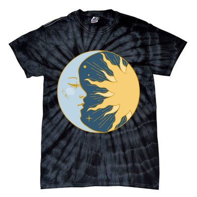 Boho Sun And Moon Tie-Dye T-Shirt