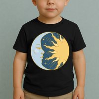 Boho Sun And Moon Toddler T-Shirt