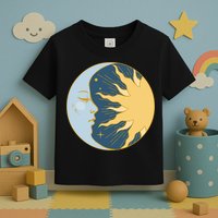 Boho Sun And Moon Toddler T-Shirt