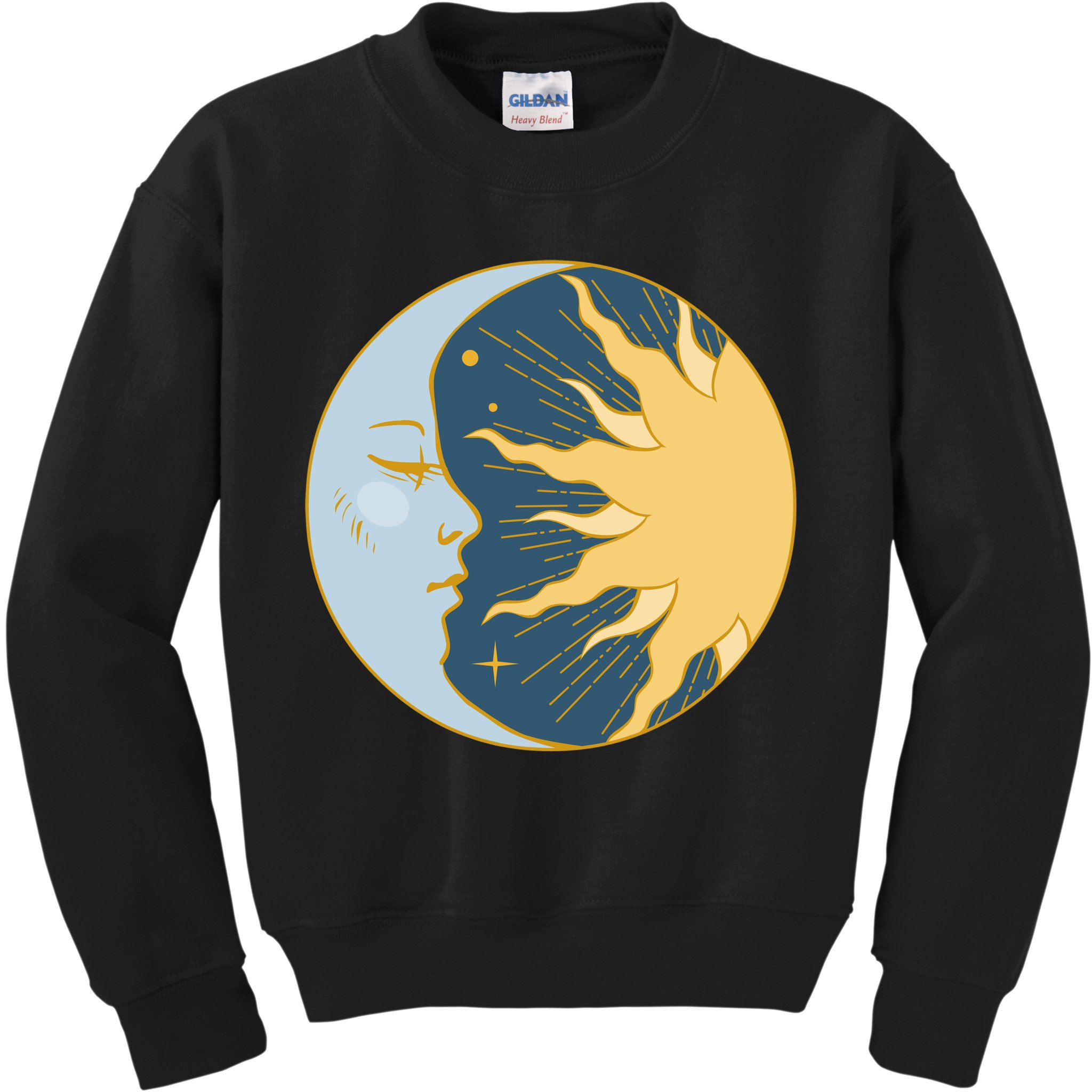 Boho Sun And Moon Kids Sweatshirt