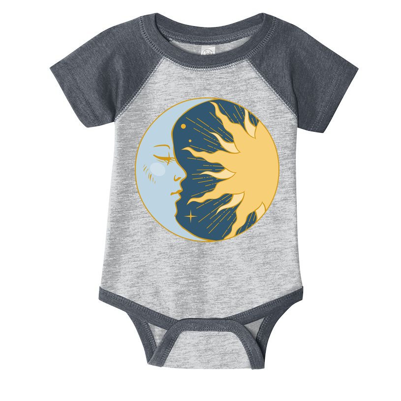 Boho Sun And Moon Infant Baby Jersey Bodysuit