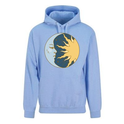 Boho Sun And Moon Unisex Surf Hoodie