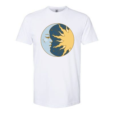 Boho Sun And Moon Softstyle® CVC T-Shirt