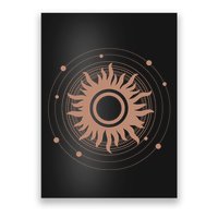 Boho Sun Illustration Poster