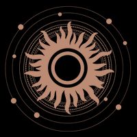 Boho Sun Illustration Poster