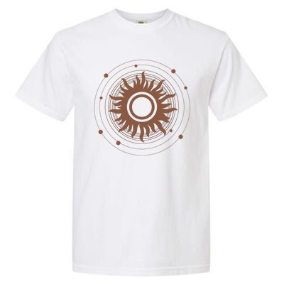 Boho Sun Illustration Garment-Dyed Heavyweight T-Shirt