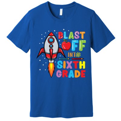 Blast Off Into 6Th Grade Gift Premium T-Shirt