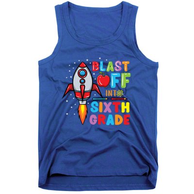 Blast Off Into 6Th Grade Gift Tank Top