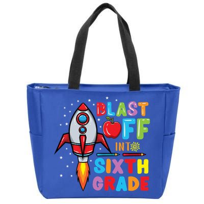 Blast Off Into 6Th Grade Gift Zip Tote Bag