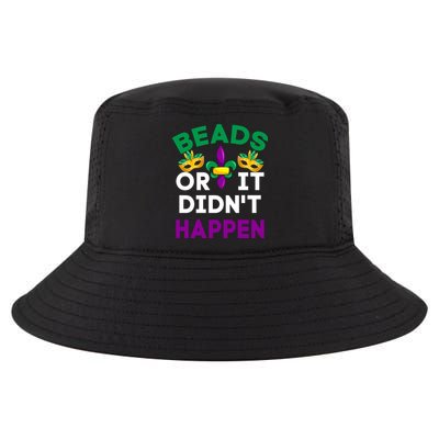 Beads Or It Didn't Happen Mardi Gras Cool Comfort Performance Bucket Hat