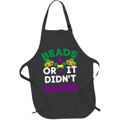 Beads Or It Didn't Happen Mardi Gras Apron