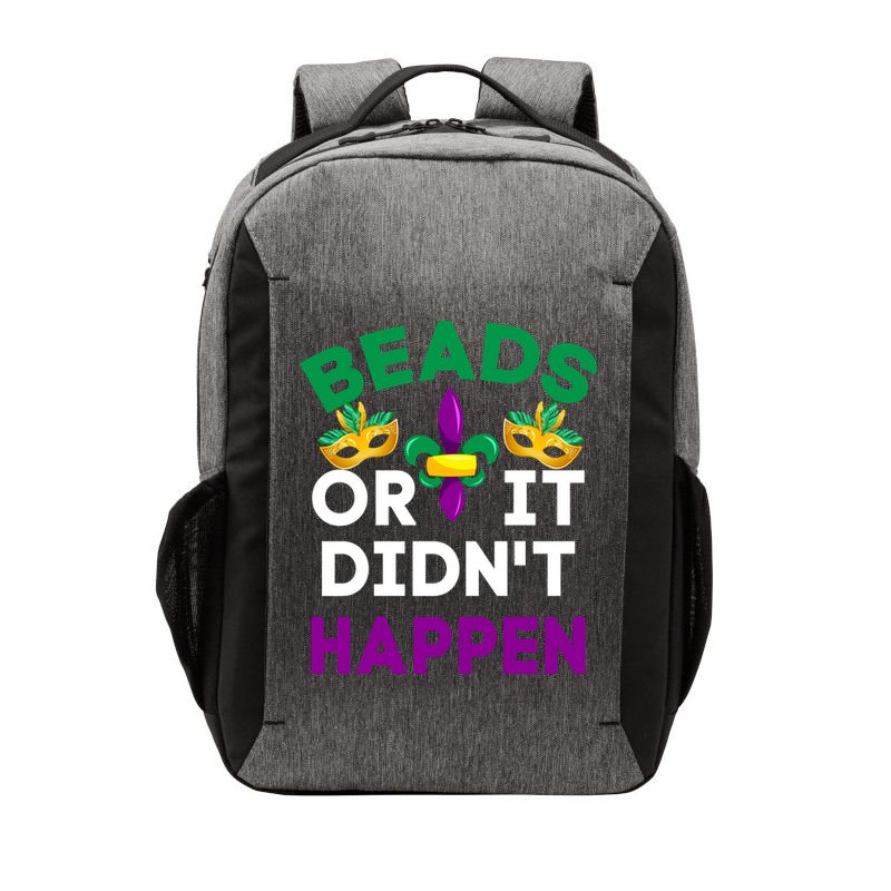 Beads Or It Didn't Happen Mardi Gras Vector Backpack