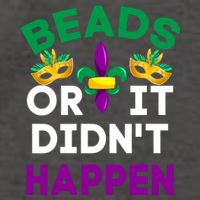 Beads Or It Didn't Happen Mardi Gras Vector Backpack