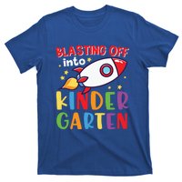 Blasting Off Into Kindergarten Rocket Cute Kindergarten Cool Gift T-Shirt