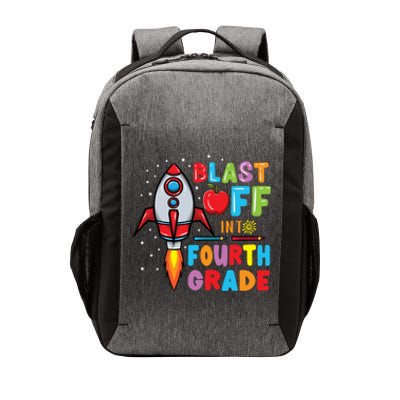 Blast Off Into 4Th Grade Gift Vector Backpack