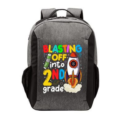 Blasting Off Into 2Nd Grade Cute Team Second Grade Gift Vector Backpack
