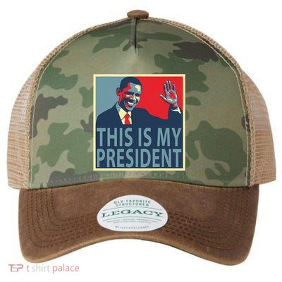 Barack Obama Is My President Legacy Tie Dye Trucker Hat