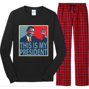 Barack Obama Is My President Long Sleeve Pajama Set