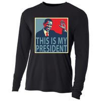 Barack Obama Is My President Cooling Performance Long Sleeve Crew