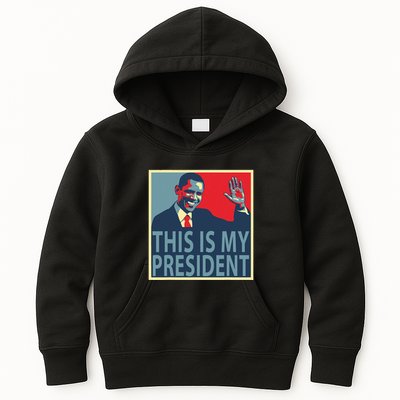 Barack Obama Is My President Kids Hoodie