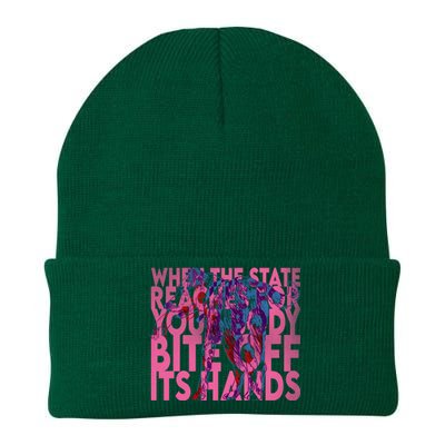 Bite Off Its Hands Knit Cap Winter Beanie