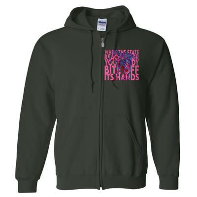 Bite Off Its Hands Full Zip Hoodie