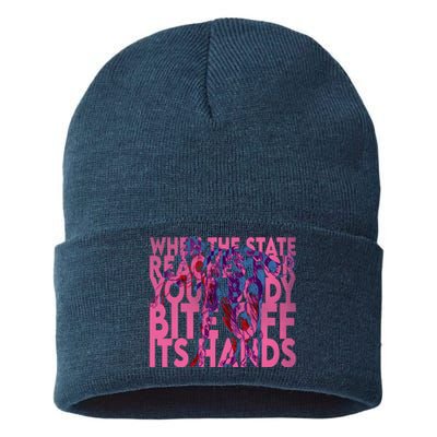 Bite Off Its Hands Sustainable Knit Beanie