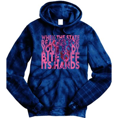 Bite Off Its Hands Tie Dye Hoodie