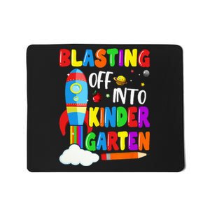 Blasting Off Into Kindergarten Funny Back To School Mousepad