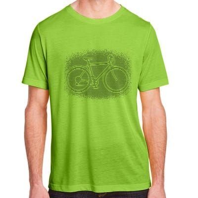 Bike Optical Illusion Adult ChromaSoft Performance T-Shirt