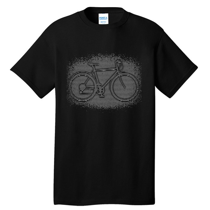 Bike Optical Illusion Tall T-Shirt