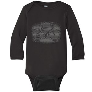 Bike Optical Illusion Baby Long Sleeve Bodysuit