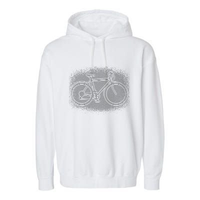 Bike Optical Illusion Garment-Dyed Fleece Hoodie