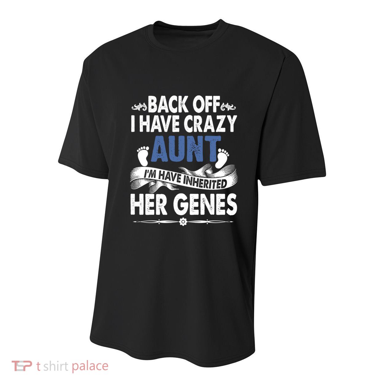 Back Off I Have A Crazy Aunt Niece Retro Aunt Gift Youth Performance Sprint T-Shirt