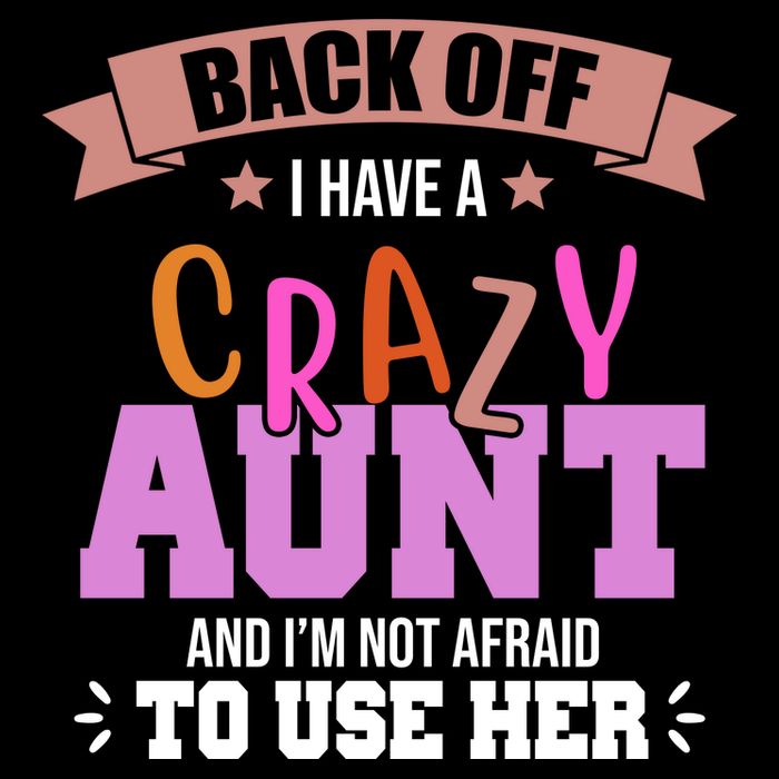 Back Off I Have A Crazy Aunt And I'm Not Afraid To Use Her Funny Wool Snapback Cap