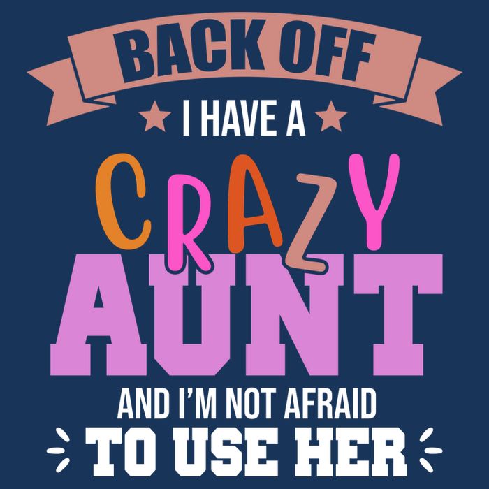 Back Off I Have A Crazy Aunt And I'm Not Afraid To Use Her Funny Infant Baby Jersey Bodysuit