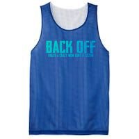 Back Off I Have A Crazy Mom Aunt And Sister Gift Mesh Reversible Basketball Jersey Tank