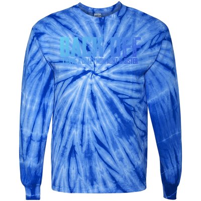 Back Off I Have A Crazy Mom Aunt And Sister Gift Tie-Dye Long Sleeve Shirt