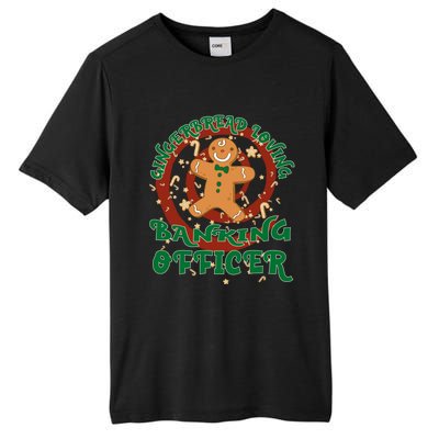 Banking Officer Job Gingerbread Funny Xmas Great Gift Tall Fusion ChromaSoft Performance T-Shirt