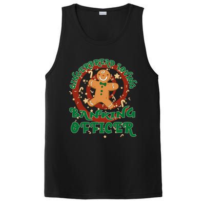 Banking Officer Job Gingerbread Funny Xmas Great Gift PosiCharge Competitor Tank