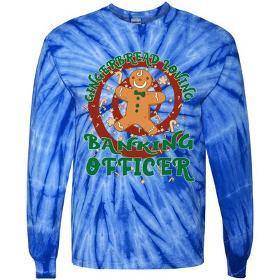 Banking Officer Job Gingerbread Funny Xmas Great Gift Tie-Dye Long Sleeve Shirt