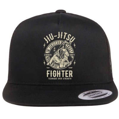 Bjj Outfit Jui Jujitsu Brazilian Jiu Jitsu Flat Bill Trucker Hat