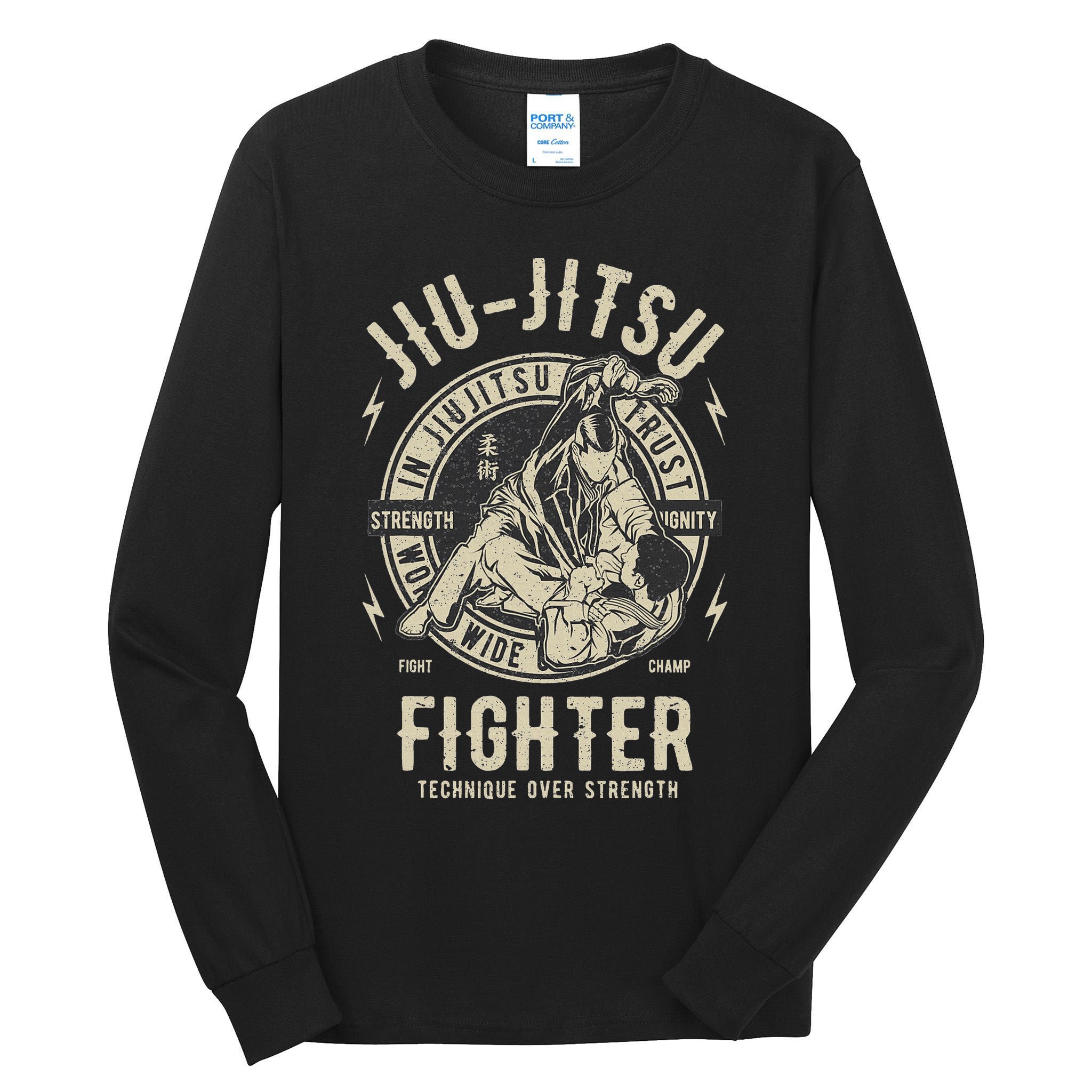 Bjj Outfit Jui Jujitsu Brazilian Jiu Jitsu Tall Long Sleeve T-Shirt