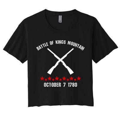 Battle Of Kings Mountain Revolutionary War 1780 Reenactor Crop Top