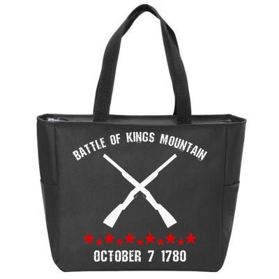 Battle Of Kings Mountain Revolutionary War 1780 Reenactor Zip Tote Bag