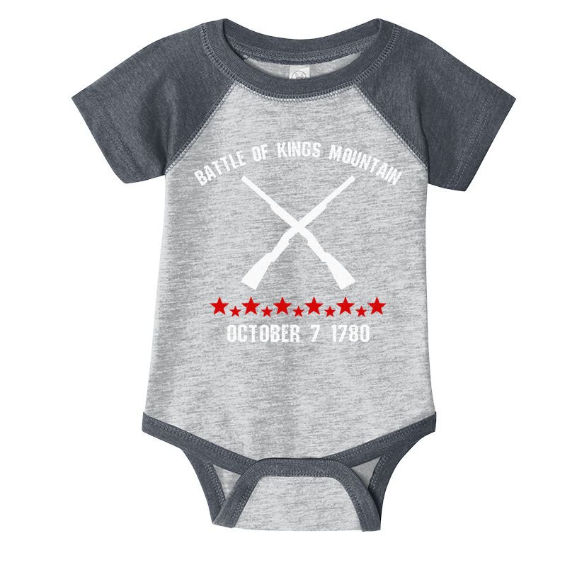Battle Of Kings Mountain Revolutionary War 1780 Reenactor Infant Baby Jersey Bodysuit