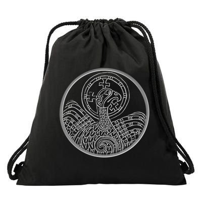 Book Of Kells Legend For St Patrick's Day Irish Celtic Knot Gift Drawstring Bag