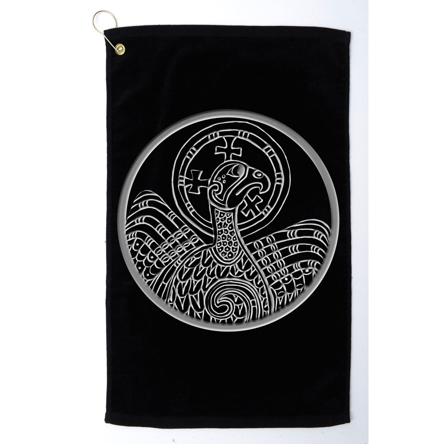 Book Of Kells Legend For St Patrick's Day Irish Celtic Knot Gift Golf Towel
