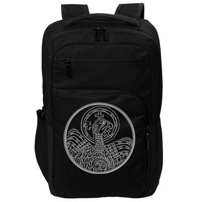 Book Of Kells Legend For St Patrick's Day Irish Celtic Knot Gift Impact Tech Backpack