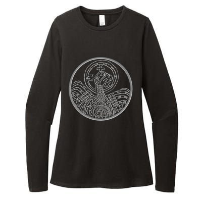 Book Of Kells Legend For St Patrick's Day Irish Celtic Knot Gift Womens CVC Long Sleeve Shirt